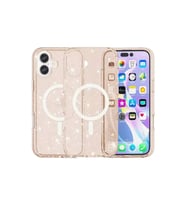 iPhone 16 Plus Kılıf Star Magsafe Kapak - Turuncu