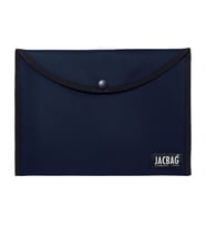 Jacbag Lacivert Erkek A4 Çıtçıtlı Dosya Defter Tablet ve Evrak Çantası