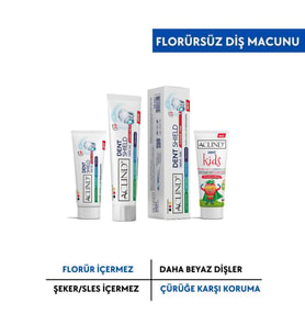 Aclind Aile Diş Macun Seti - Dent Shield 15 ml +100 ml + Dent Kids 15 ml