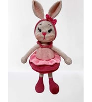 Şaşkın Tavşan Amigurumi Organik Oyuncak