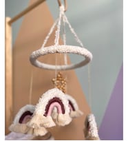 Gökkuşağı bebek dönencesi pembe