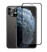 İPhone 11 Pro 2İN1 Full Glue Tempered Cam Ekran Koruyucu +Kamera Lens Set-(5775) - SSSSSS3020-717