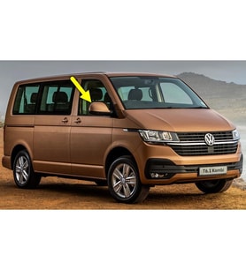 VW Transporter T6.5 2020-2022 Sağ Dikiz Aynası Üst Kapağı 7E1857528L