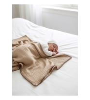 %100 Pamuk Multimüslin Bebek Battaniyesi 100x100 cm Dört Mevsim Anti-Al
