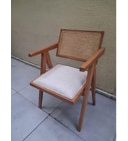 Sandalye V Ayak 90546 Ahşap Kayın Agacı Ceviz Lake Boyalı (Kahverengi)