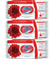 Bingo Clean Yüzey Temizlik Havlusu 96 Yaprak Sevilen Kokular Lovely - Gül (3 Lü Set) 288 Yaprak