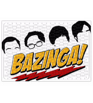Big Bang Sheldon Cooper Theory Bazingaa Puzzle