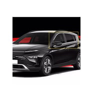 Hyundai Bayon Krom Cam Çıtası 2021-2023 Tam Tur Pas. Çelik Cam Çerçevesi Full Set