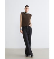 LCW ECO Siyah Wideleg Kadın Jean Pantolon