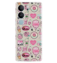 Vivo V29 Kılıf Desenli Silikon Donut Flamingo 1415