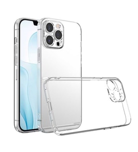 Apple iPhone 13 Pro Max Kılıf Kamera Korumalı Şeffaf Kapak (Renksiz)