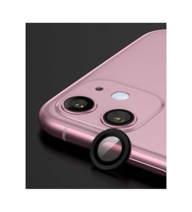 Apple iPhone 11 Uyumlu Zore CL-07 Kamera Lens Koruyucu (Siyah)