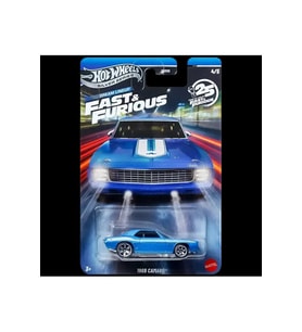 Hot Wheels Fast And Furious 1969 Camaro Silver Series Metal Araba