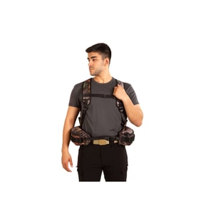 Hunthink VestPack Orman Kamuflaj Çantalı Avcı Yeleği