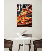 PİZZA KANVAS TABLO EV RESTORAN OFİS DÜKKAN DEKARASYON SÜSÜ ÖLÇÜ SEÇİNİZ :)