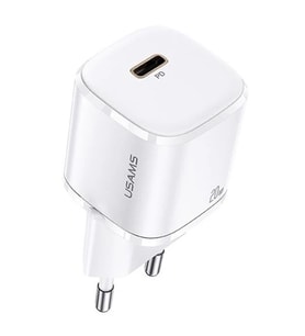 USAMS T36 20W Mini PD Hızlı Şarj Aleti 20W USB-C Güç Adaptörü-(5775)