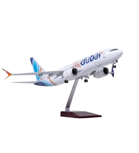 HEDİYELİK-MAKET UÇAKLAR-DUBAI-ÖLÇEK : 1:85 47 CM-JB737MAX