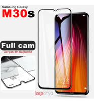 Galaxy M30S Ekran Koruyucu Ekranı Tam Kaplayan Kenarları Kırılmaya Dayanıklı Cam Koruyucu