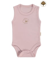 Civil Baby Organik Pamuklu 0-18 Ay Çıtçıtlı Badi - Pembe