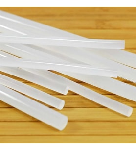 Şeffaf Sıcak Silikon Çubuğu Mum Silikon Kalın 1 Kg 30 Cm