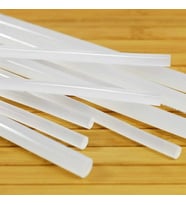 Şeffaf Sıcak Silikon Çubuğu Mum Silikon Kalın 1 Kg 30 Cm