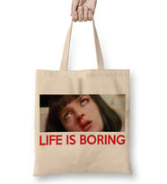 Life is Boring Bez Çanta Uzun Saplı