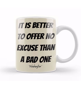 George Washington Quotes Kupa Bardak Porselen