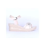 Moda Ayakkabı 149 Ortopedik Kadın 7Cm Sandalet Ayakkabı (Krem)