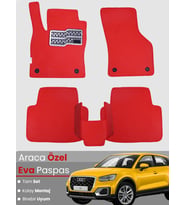 AUDİ Q2 (2016-2020) Uyumlu EVA Paspas Tam Set–Araca Özel,Su Geçirmez,Hızlı ve Kolay Montaj