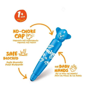 Carioca Baby Jumbo Süper Yıkanabilir Keçeli Boya Kalemi 6 Renk 42057