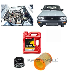 RENAULT 12 TOROS 1400 cc YAĞ BAKIM SETİ PETROL OFİSİ MOTOR YAĞI + HAVA FİLTRESİ + YAĞ FİLTRESİ