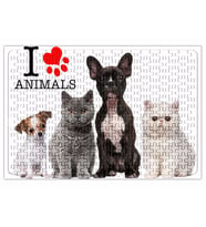 I Love Animals Puzzle 240 Parça Yapboz