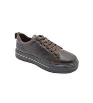 Voyager - M054  Erkek Ortopedik Hakiki Deri Casual Ayakkabı - KAHVERENGİ - 44