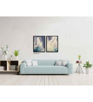 Çerçeveli Doku Efektli Tablo Seti 105x70 cm
