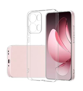 Oppo Reno 13 Pro Uyumlu Kılıf Zore Süper Silikon Kapak (Şeffaf)