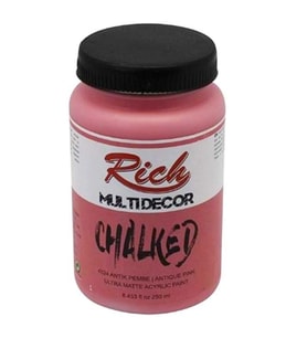 Rich Multi Decor Chalked Akrilik Boya Antik Pembe 250ml