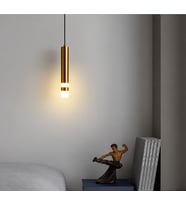 Eskitme Gold 6500K Soğuk Beyaz Sarkıt Boru, Yatak Başı, Banyo, Dekoratif Led Aydınlatma