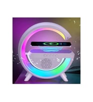 Kablosuz Telefon Şarj Bluetooth Hoparlör Istasyonu Ses Rgb Atmosfer Gece Işık Bt-2301
