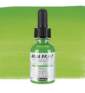 Schmincke Aqua Drop Sıvı Sulu Boya 30ml 580 May Green