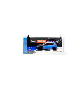 Tarmac Works Honda Civic EG6 1/64 Model Araba (Mavi)
