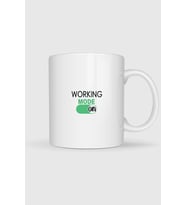 Working Mode On Tasarımlı Kupa Bardak