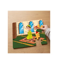 İslamı Öğreniyorum - Namaz - Dua Tasarımlı 24 Parça Ahşap Çocuk Puzzle