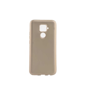Huawei Mate 30 Lite Uyumlu Kılıf Zore Premier Silikon Kapak (Gold)