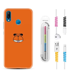 Huawei P20 Lite Mate 10 20 Lite Pro P40 Lite KılıfKablo Koruma Spiral Silikon Garfi 1733