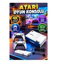 M15 4K Destekli Bluetooth Retro Oyun Konsolu HDMI Çıkışlı