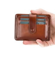 Çok Bölmeli Slim Deri Kartlık BLW019 RST2EF Taba
