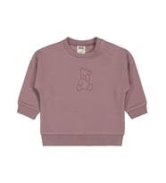 Civil Baby Teddy Baskılı 6-18 Ay Sweatshirt - Lila