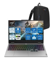 Lenovo Loq 15AHP10 Amd Ryzen 7 250 Aı 48GB Ddr5 512GB SSD 8GB/RTX5060 100W Gddr7 15.6" Fhd (1920X1080) IPS 300NITS 144Hz WIN11PRO Gaming BILG.83JG008UTRP12+ZETTAÇANTA