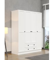 Kuzeylife Viena Gardırop 4 Kapaklı 183 cm