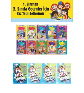 1.Sınıftan 2.Sınıfa Geçenler İçin Ata Tatilde +10 lu Hikaye Seti